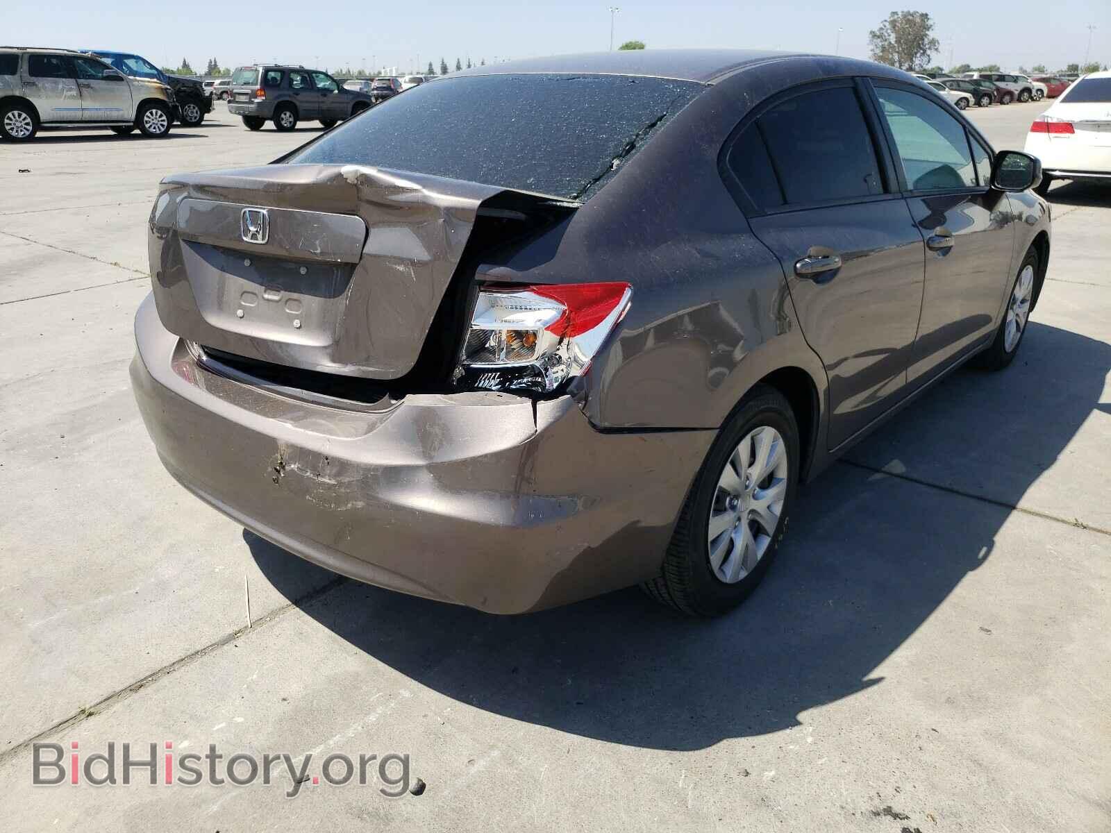 2012 HONDA CIVIC - VIN: 2HGFB2F57CH547934 - Фото 4