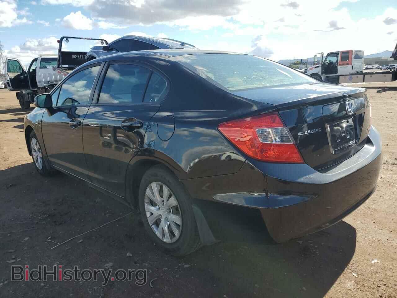 2012 HONDA CIVIC - VIN: 2HGFB2F57CH602334 - Фото 2