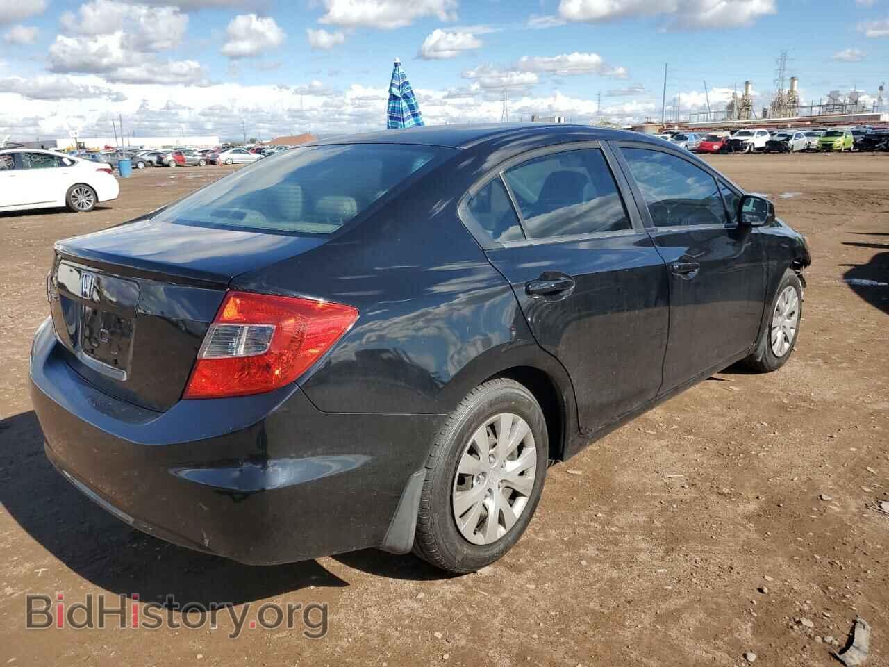 2012 HONDA CIVIC - VIN: 2HGFB2F57CH602334 - Фото 3