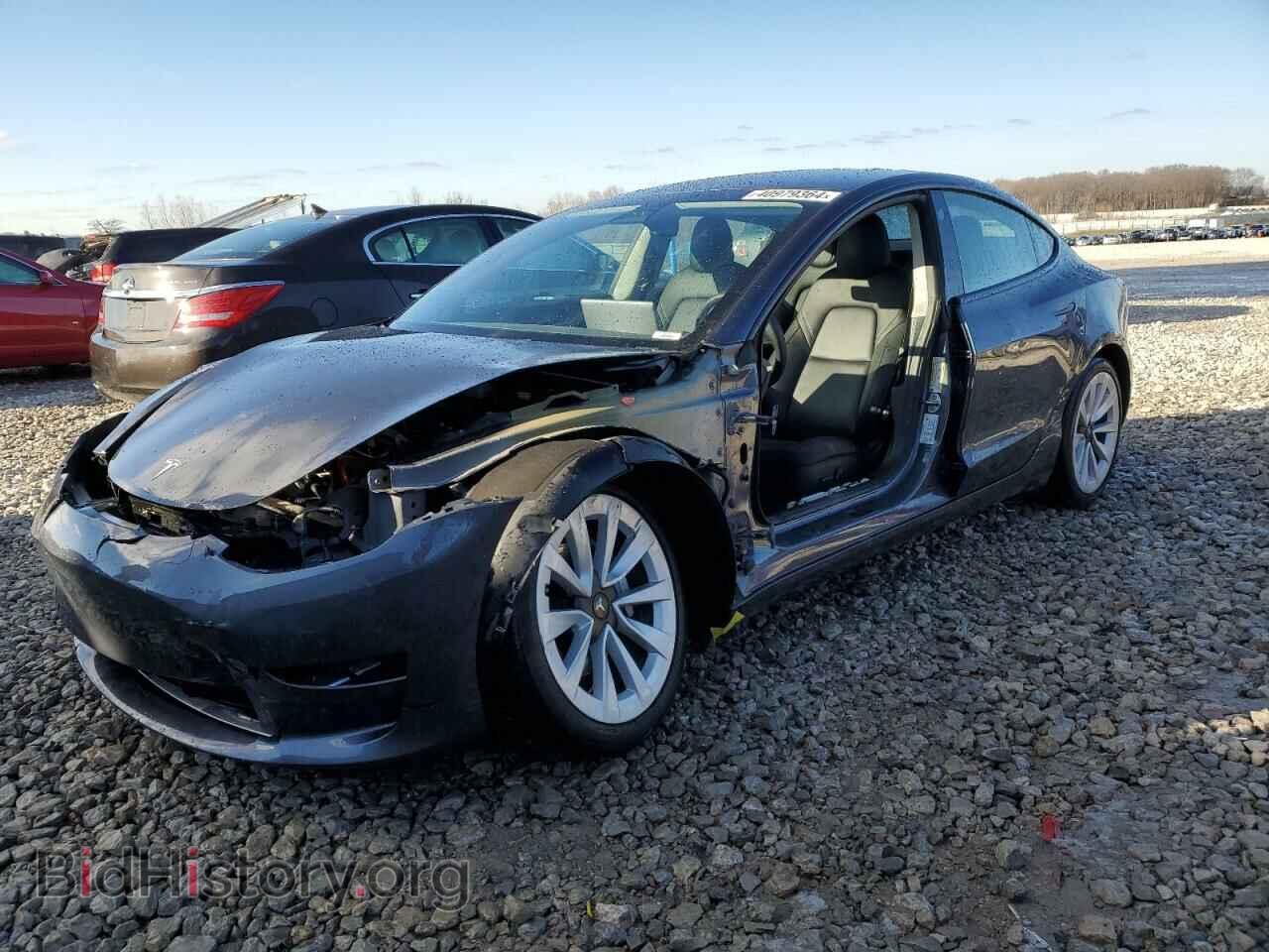 Photo 5YJ3E1EB5NF129892 - TESLA MODEL 3 2022
