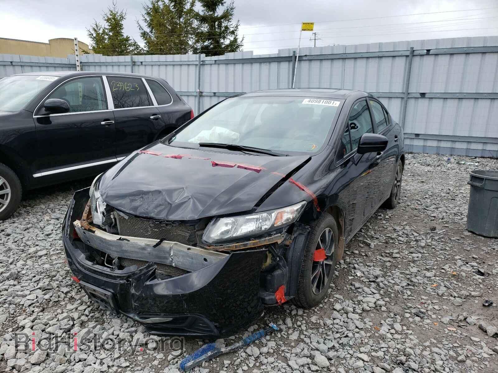 2014 HONDA CIVIC - VIN: 2HGFB2F58EH010878 - Фото 2