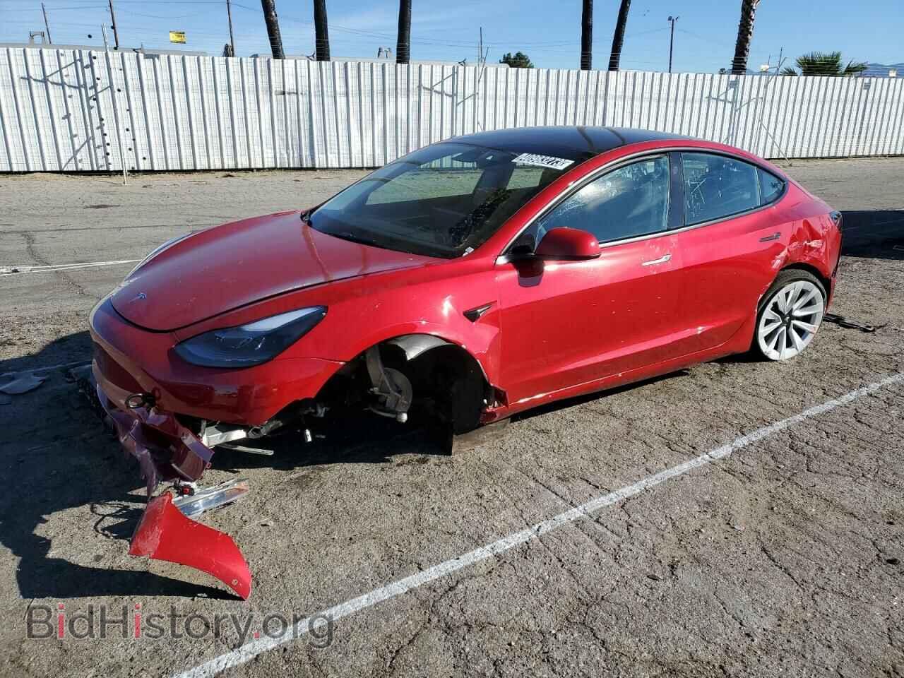 Photo 5YJ3E1EA2NF304011 - TESLA MODEL 3 2022