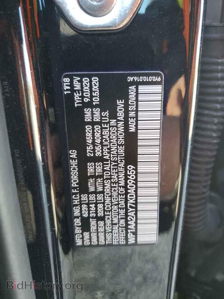2019 PORSCHE CAYENNE - VIN: WP1AA2AY7KDA09659 - Photo 12