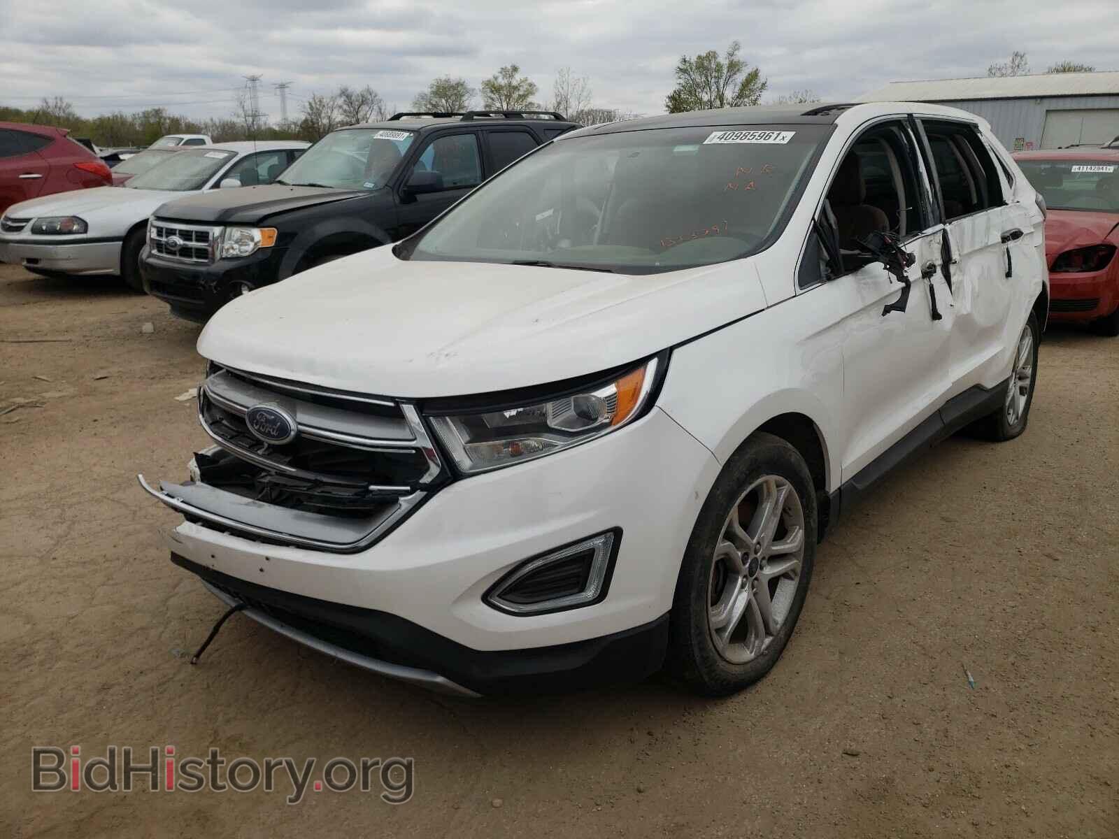 2015 FORD EDGE - VIN: 2FMTK4K95FBB23791 - Фото 2