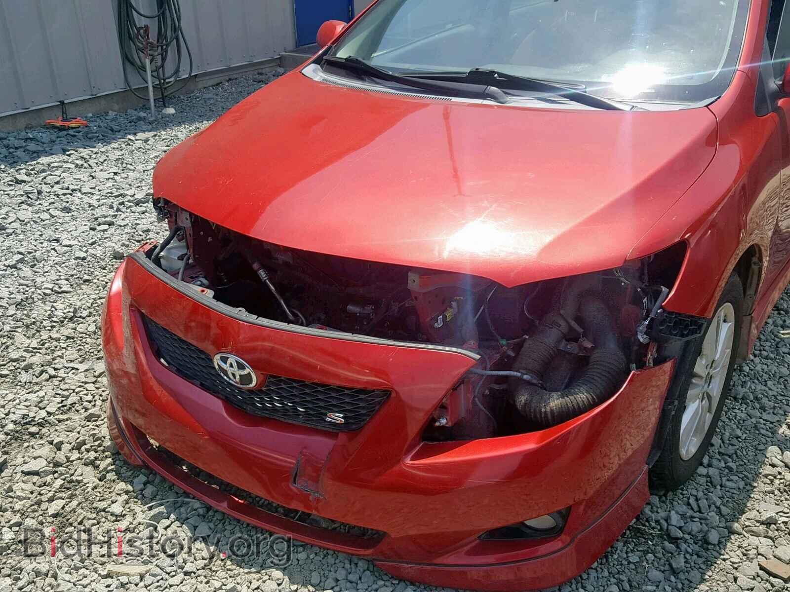 2010 TOYOTA COROLLA BA - VIN: 2T1BU4EE3AC475562 - Фото 9