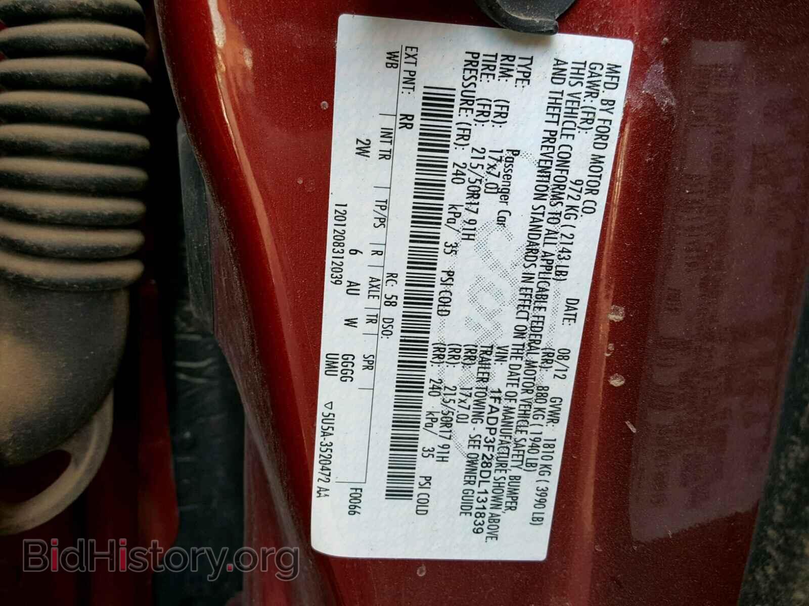 2013 FORD FOCUS - VIN: 1FADP3F28DL131839 - Photo 10