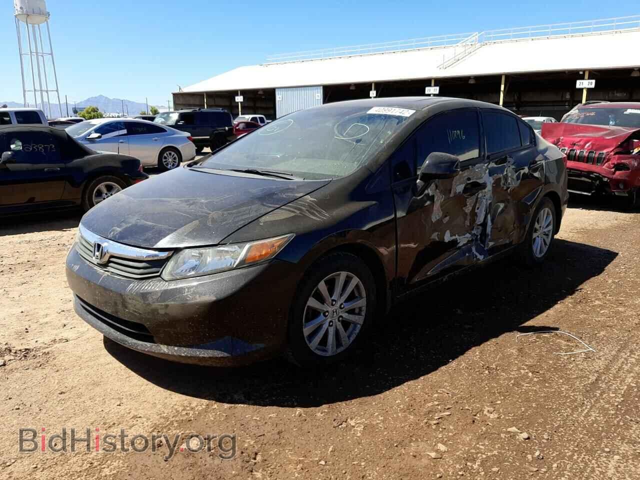 2012 HONDA CIVIC - VIN: 19XFB2F95CE071082 - Фото 2