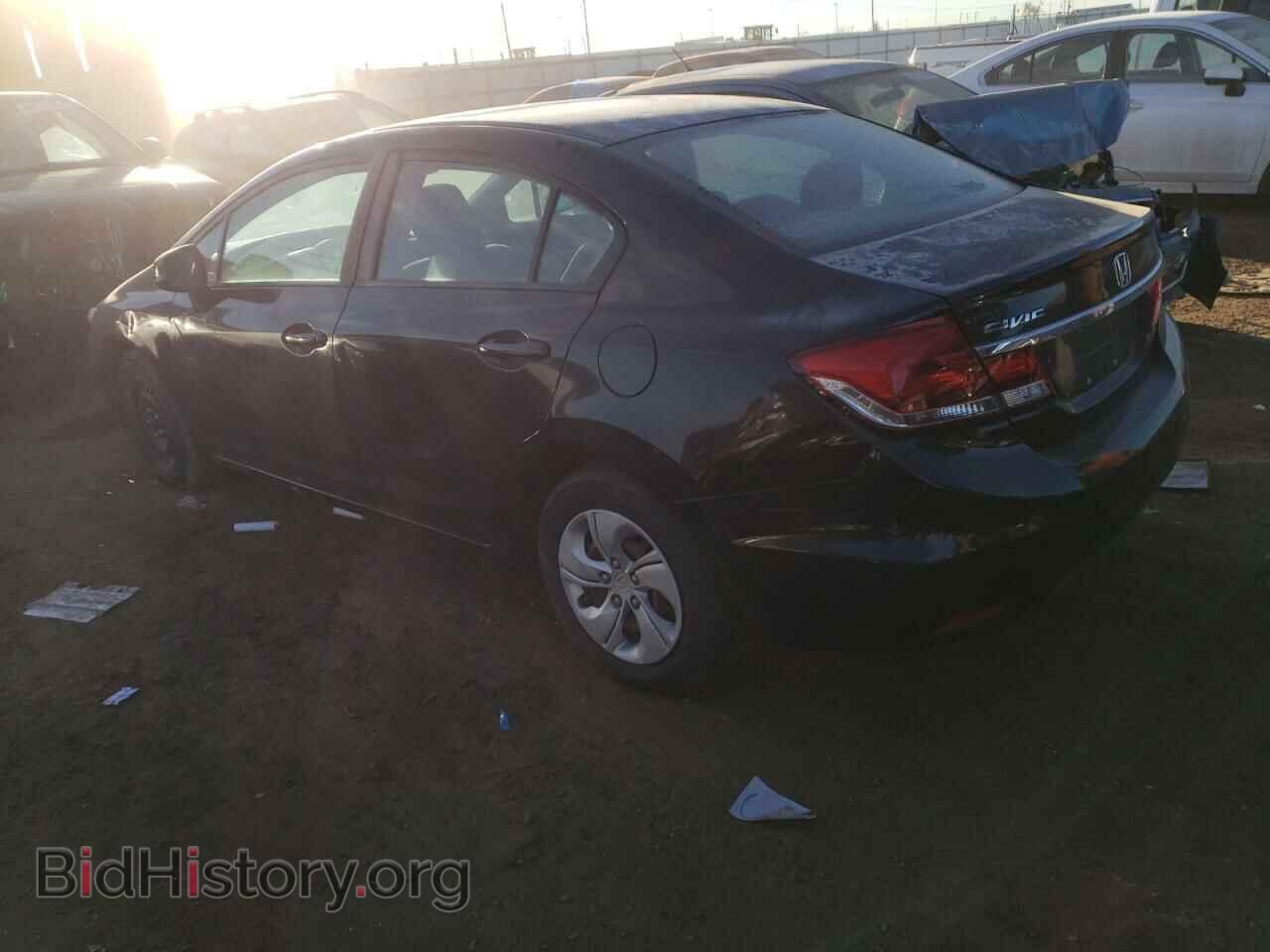 2013 HONDA CIVIC - VIN: 2HGFB2F55DH523830 - Фото 2