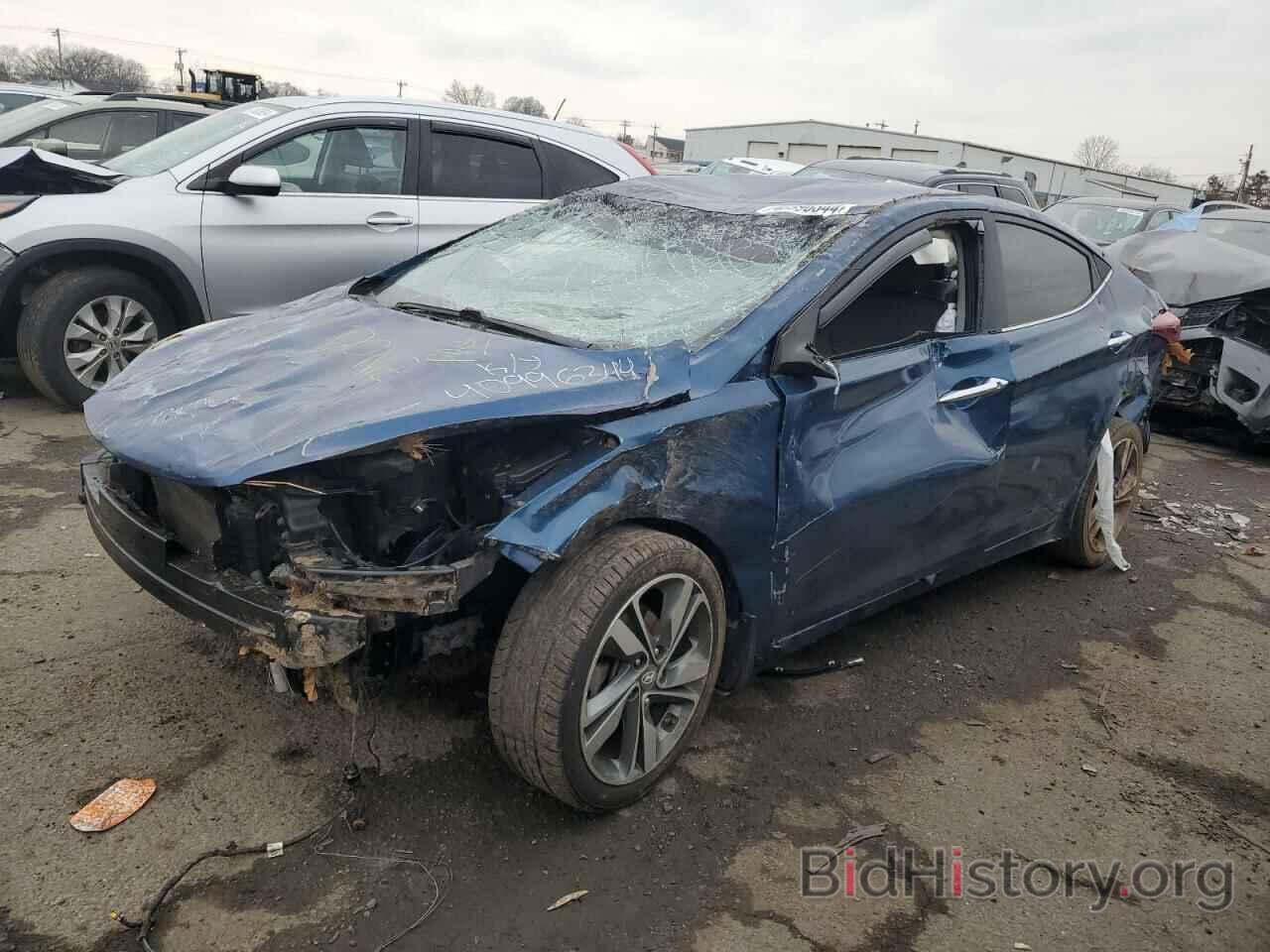 Photo KMHDH4AE6FU424159 - HYUNDAI ELANTRA 2015