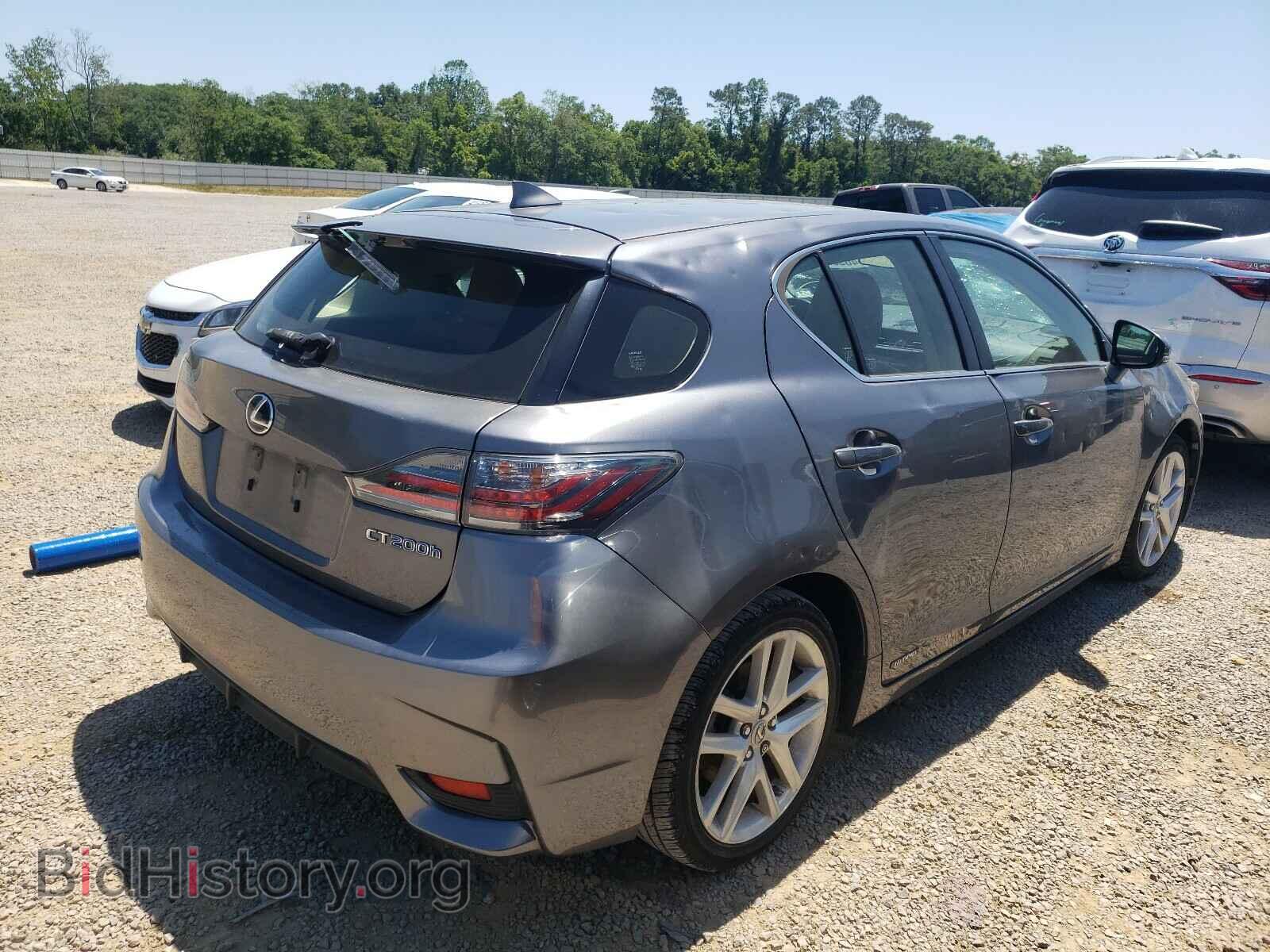 2014 LEXUS CT 200 - VIN: JTHKD5BH6E2199708 - Фото 4