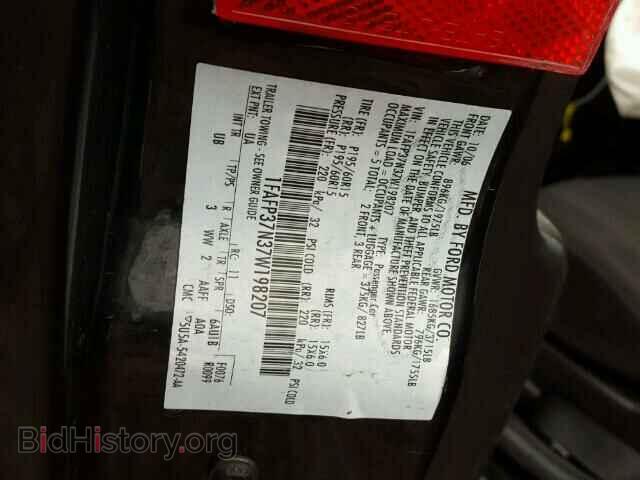 2007 FORD FOCUS - VIN: 1FAFP37N37W198207 - Photo 10