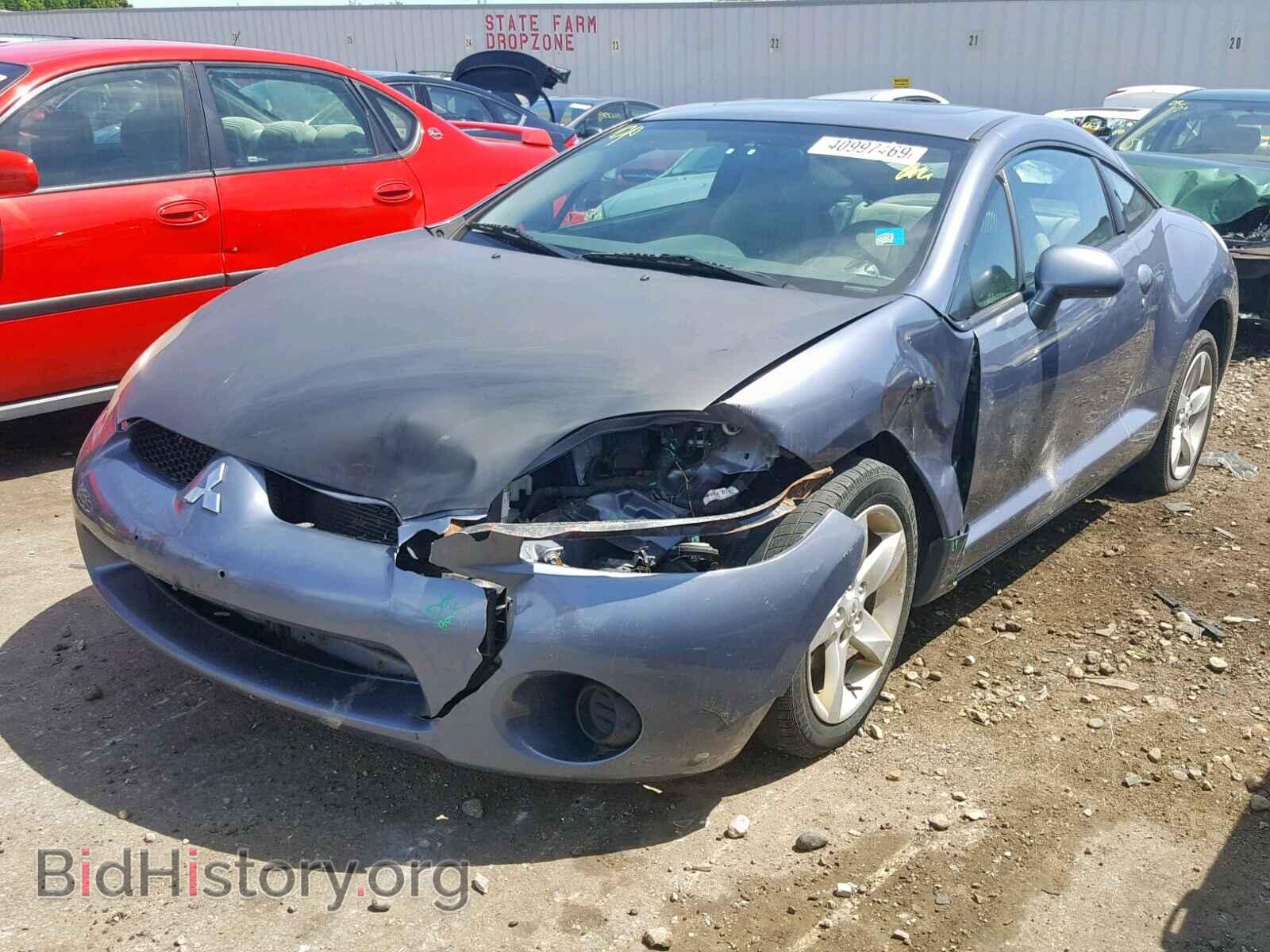 2007 MITSUBISHI ECLIPSE - VIN: 4A3AK24F97E046381 - Фото 2