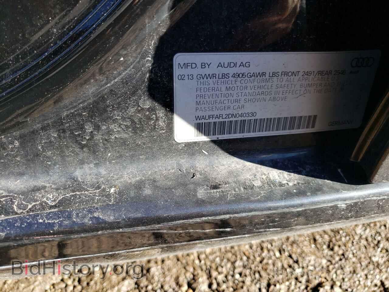 2013 AUDI A4 - VIN: WAUFFAFL2DN040330 - Photo 12