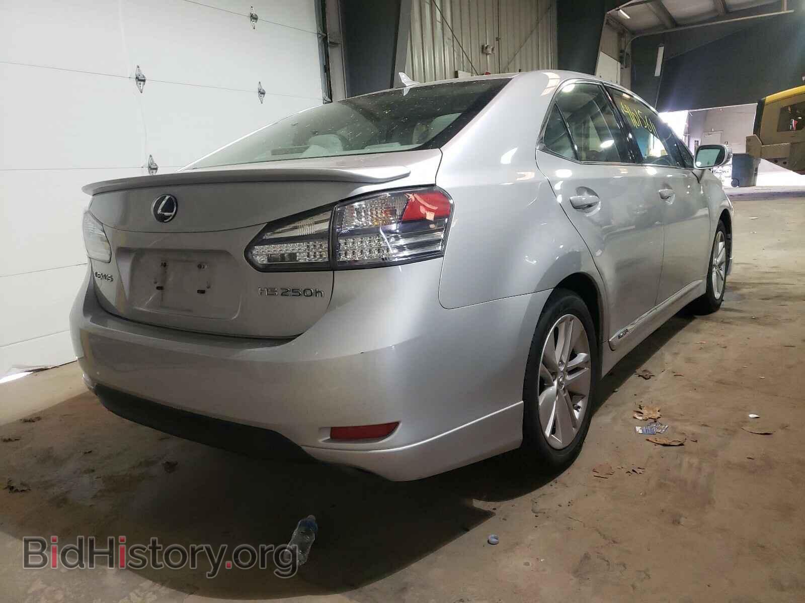 2010 LEXUS HS - VIN: JTHBB1BA8A2026462 - Photo 4