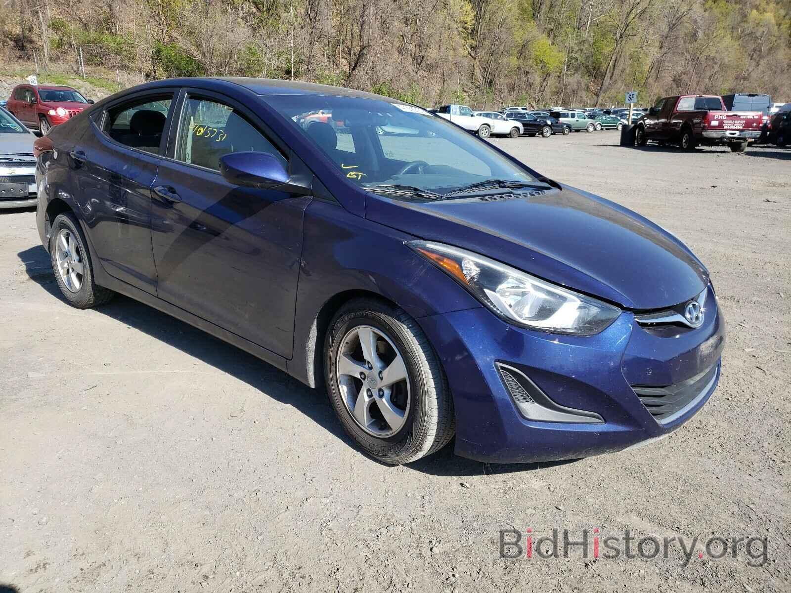 Photo 5NPDH4AE9EH532059 - HYUNDAI ELANTRA 2014