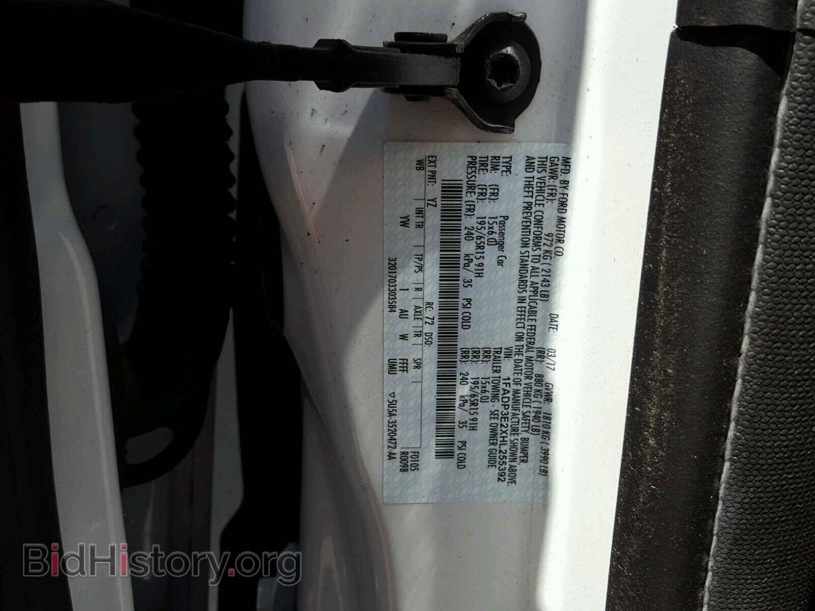 2017 FORD FOCUS - VIN: 1FADP3E2XHL255392 - Photo 10