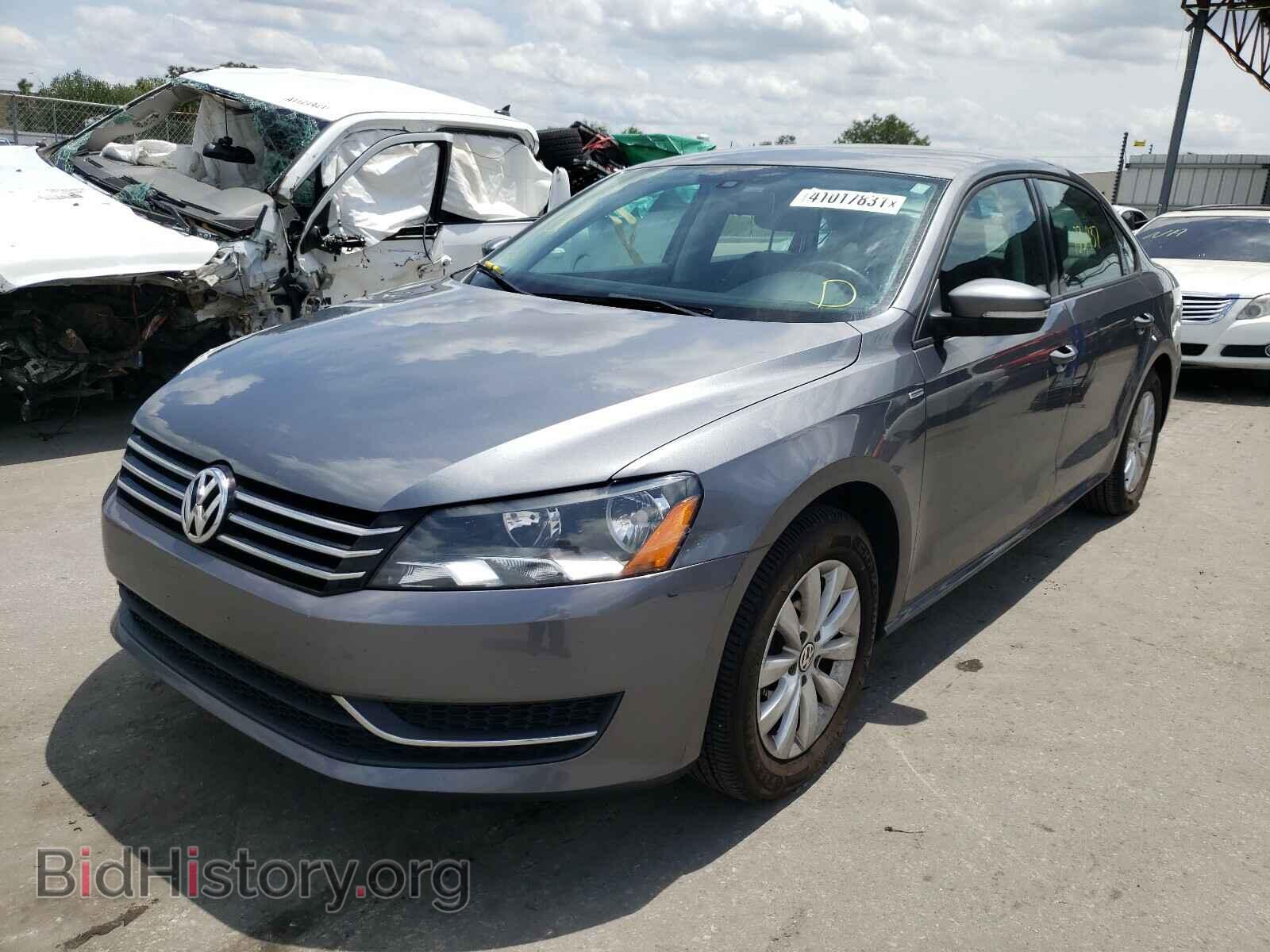 2014 VOLKSWAGEN PASSAT - VIN: 1VWAT7A3XEC081301 - Фото 2