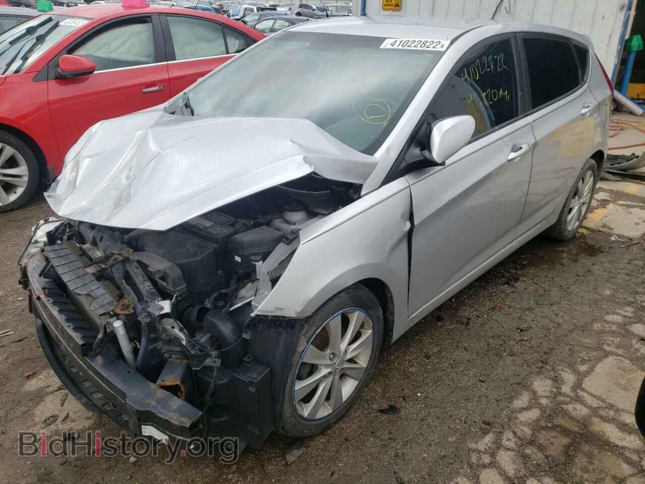 2014 HYUNDAI ACCENT - VIN: KMHCU5AE5EU189958 - Фото 2