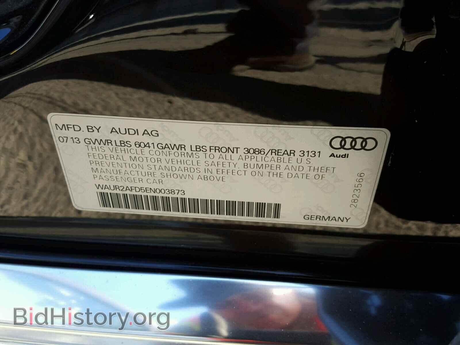 2014 AUDI A8 - VIN: WAUR2AFD5EN003873 - Photo 10