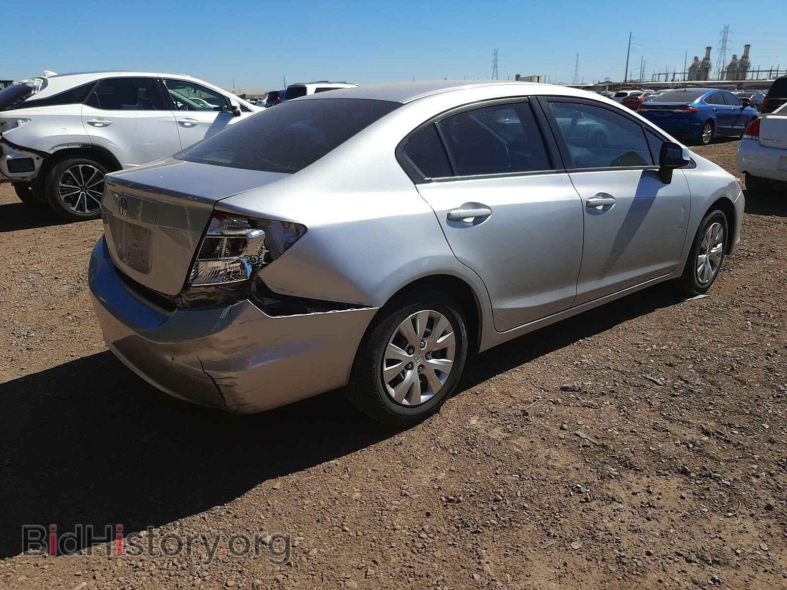 2012 HONDA CIVIC - VIN: 19XFB2F57CE326859 - Фото 4