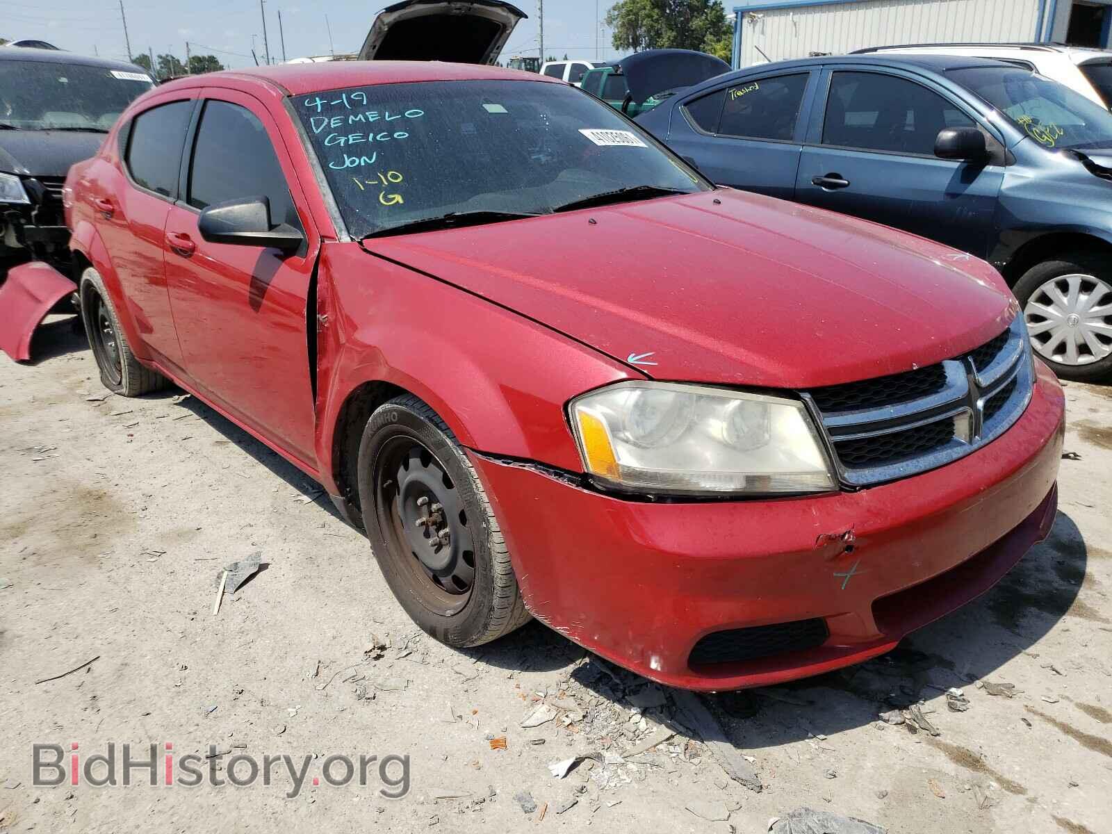 Фотография 1C3CDZAB7DN653623 - DODGE AVENGER 2013