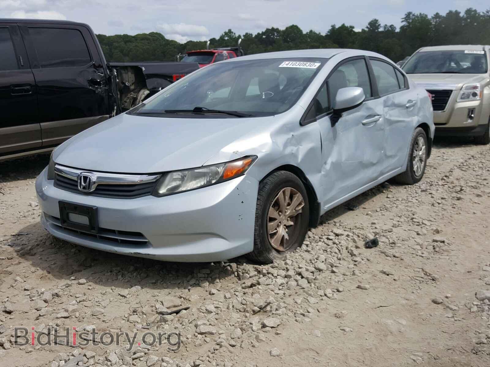 2012 HONDA CIVIC - VIN: 2HGFB3F57CH599308 - Фото 2
