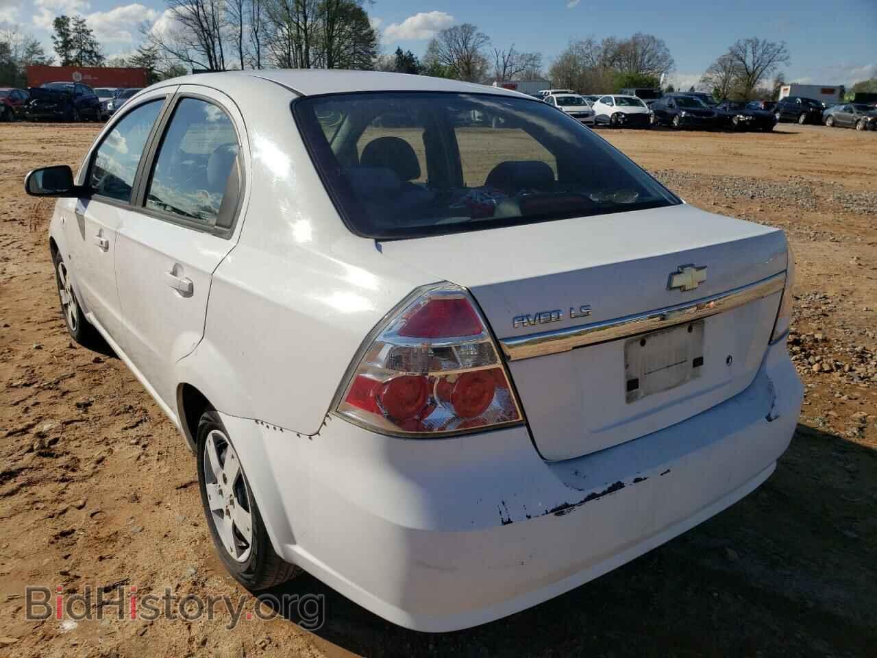 2007 CHEVROLET AVEO - VIN: KL1TD56657B085644 - Фото 3