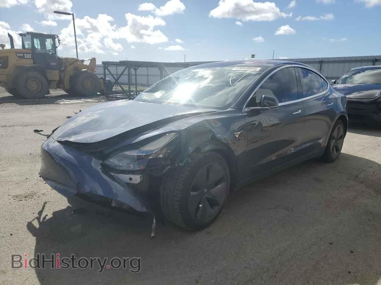 2018 Tesla MODEL 3 (VIN 5YJ3E1EA4JF021474) — photo 1 of 12, Copart, damage: front end