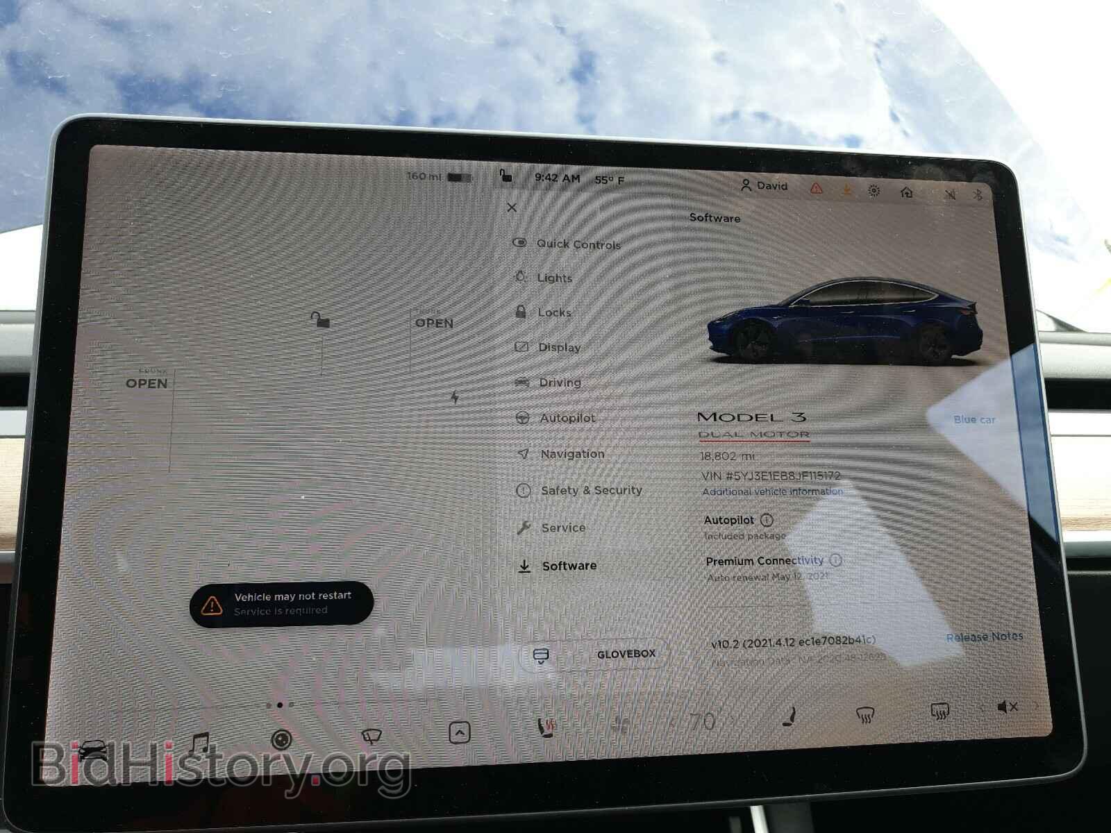 2018 TESLA MODEL 3 - VIN: 5YJ3E1EB8JF115172 - Photo 8
