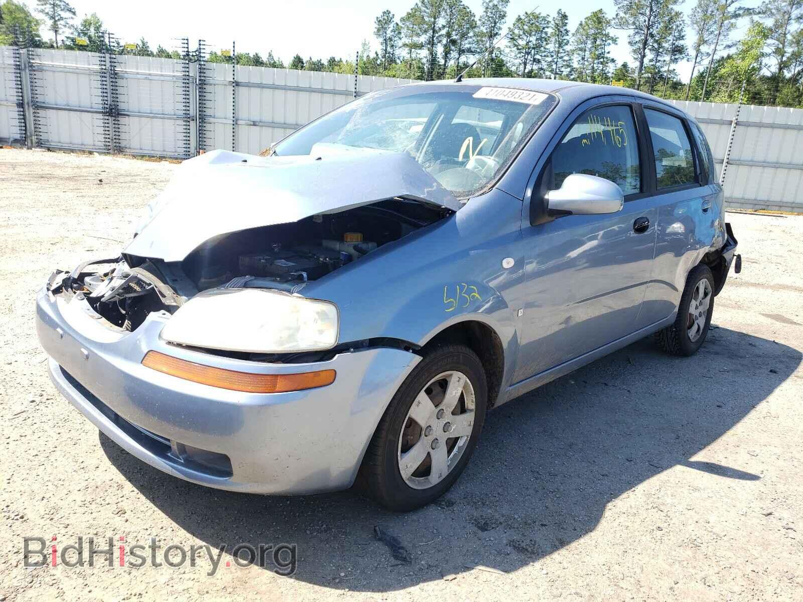 2007 CHEVROLET AVEO - VIN: KL1TD66697B763141 - Фото 2