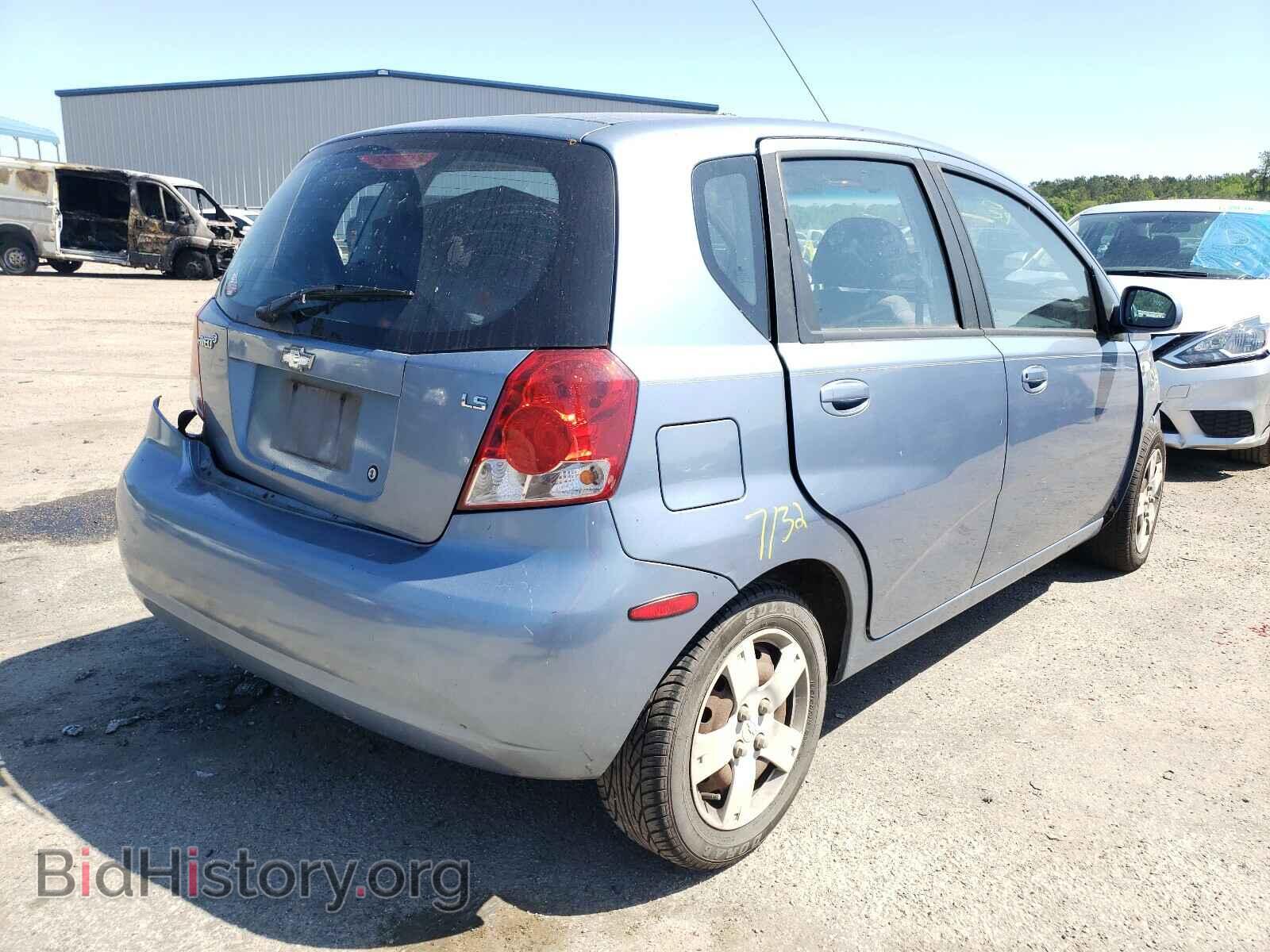 2007 CHEVROLET AVEO - VIN: KL1TD66697B763141 - Фото 4