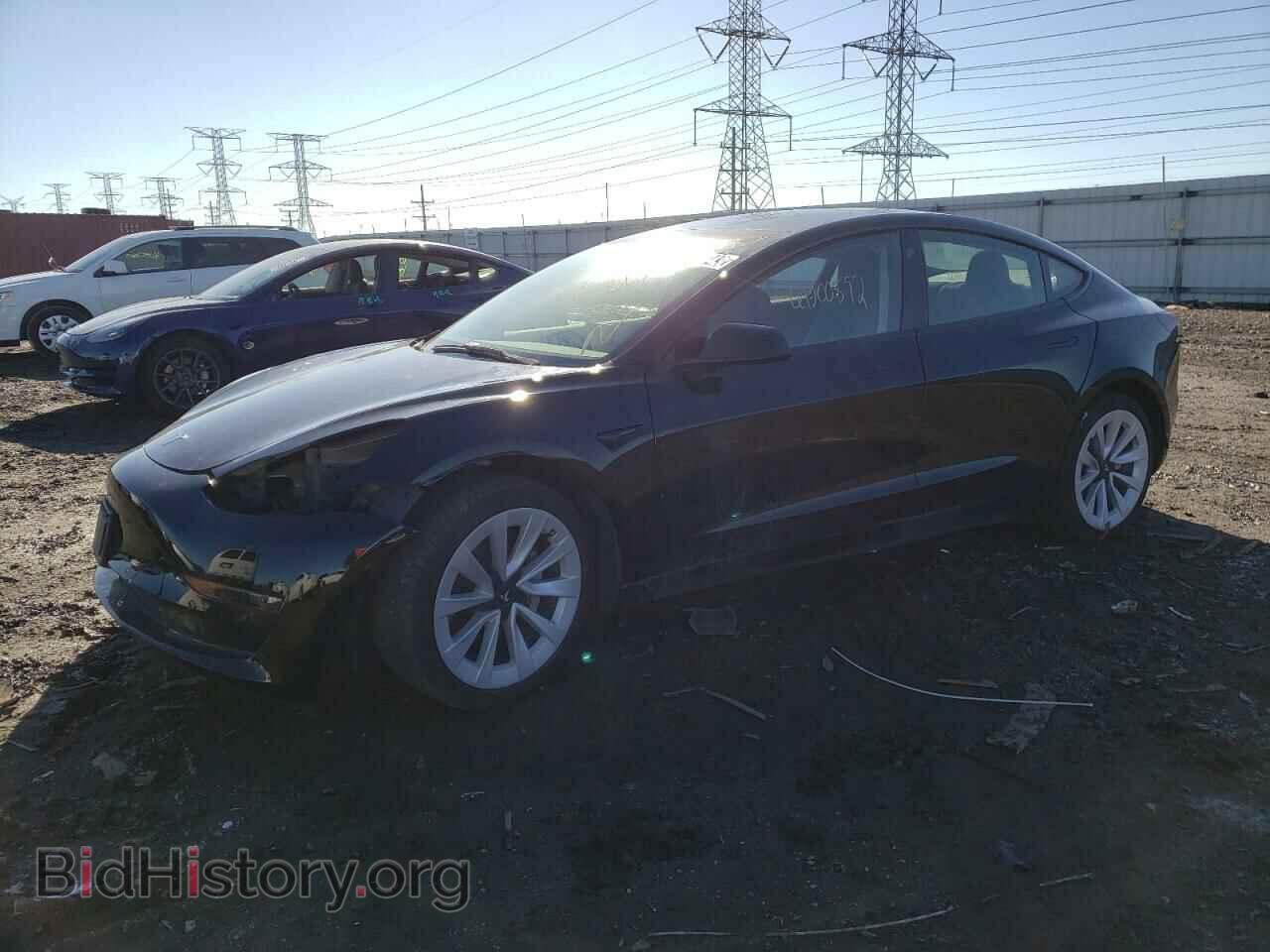 Photo 5YJ3E1EA2NF186137 - TESLA MODEL 3 2022