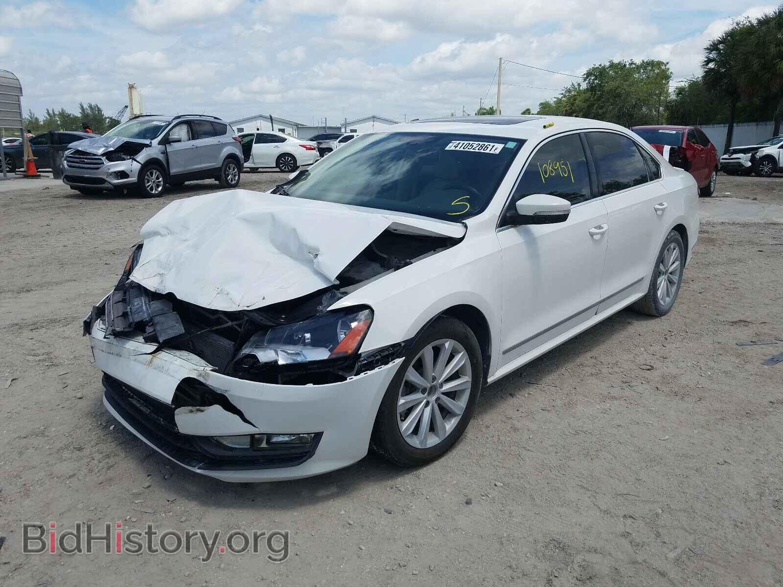 2012 VOLKSWAGEN PASSAT - VIN: 1VWCH7A37CC104668 - Фото 2
