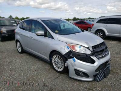 2013 Ford CMAX C-Max SEL, серебристый — VIN 1FADP5BU7DL514075, Copart