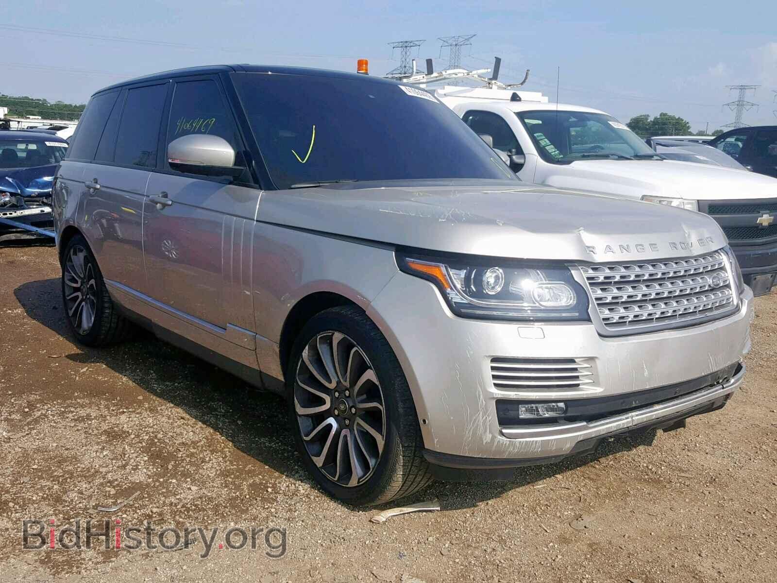 Photo SALGS2EF7GA271720 - LAND ROVER RANGE ROVE 2016