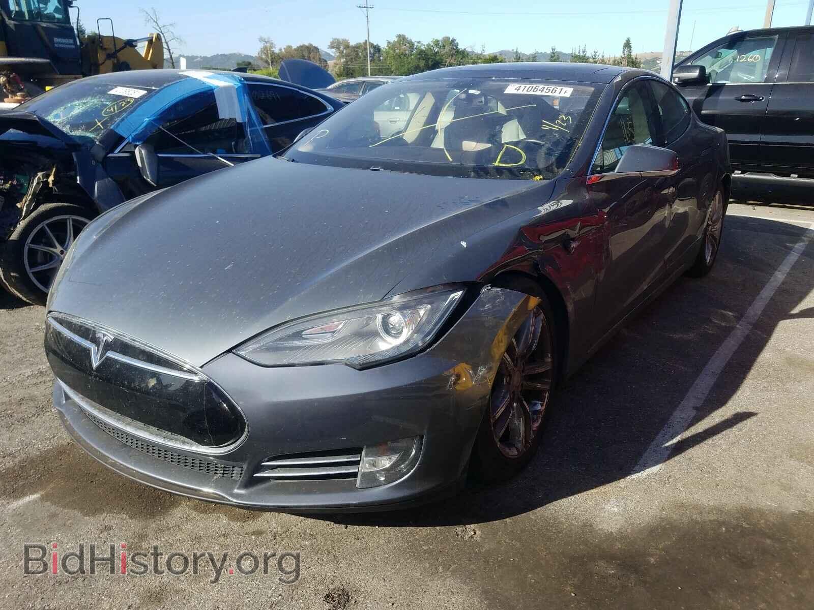 2012 TESLA MODEL S - VIN: 5YJSA1CN6CFP01554 - Фото 2