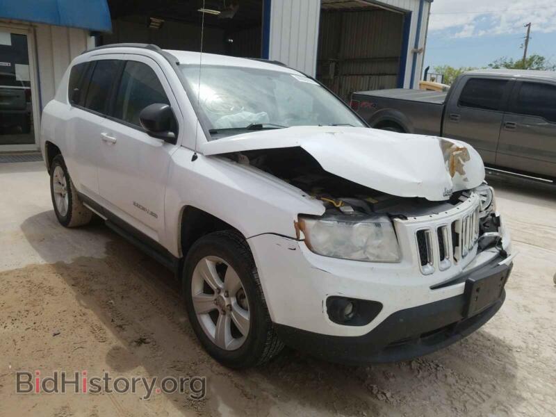 2012 Jeep COMPASS Compass SP (VIN 1C4NJCBB9CD631829) — фото 1 из 10, Copart, повреждение: передняя часть