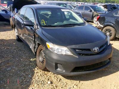 2012 Toyota COROLLA BA, черный — VIN 2T1BU4EEXCC768541, Copart