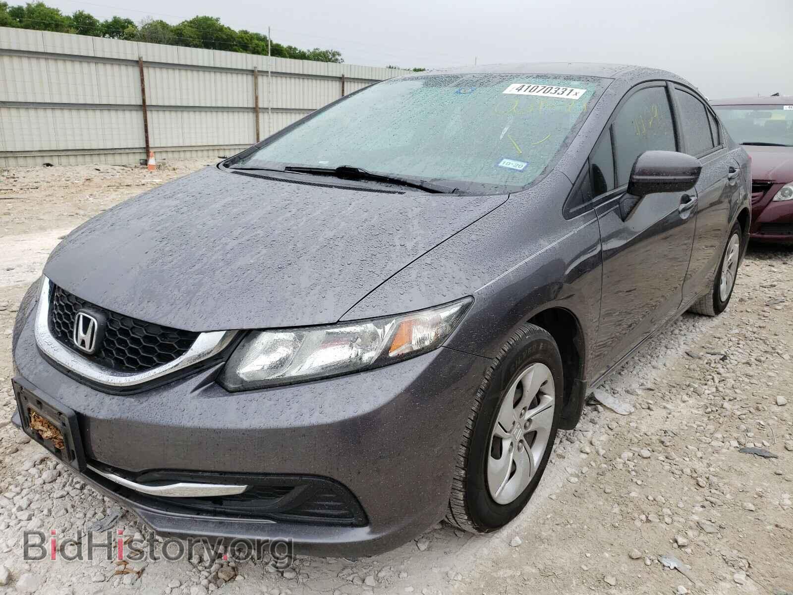 2014 HONDA CIVIC - VIN: 19XFB2F56EE069521 - Фото 2