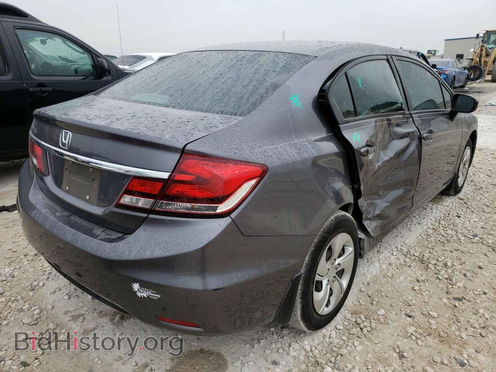 2014 HONDA CIVIC - VIN: 19XFB2F56EE069521 - Фото 4