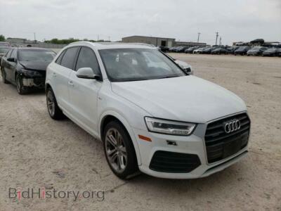 2016 Audi Q3 Q3 Prestig, белый — VIN WA1GFCFS1GR014237, Copart