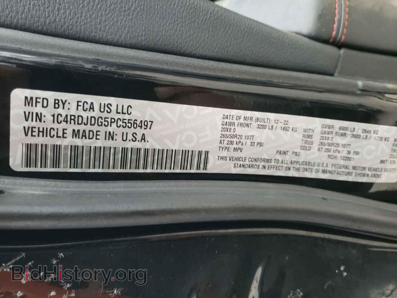 2023 DODGE DURANGO - VIN: 1C4RDJDG5PC556497 - Фото 13