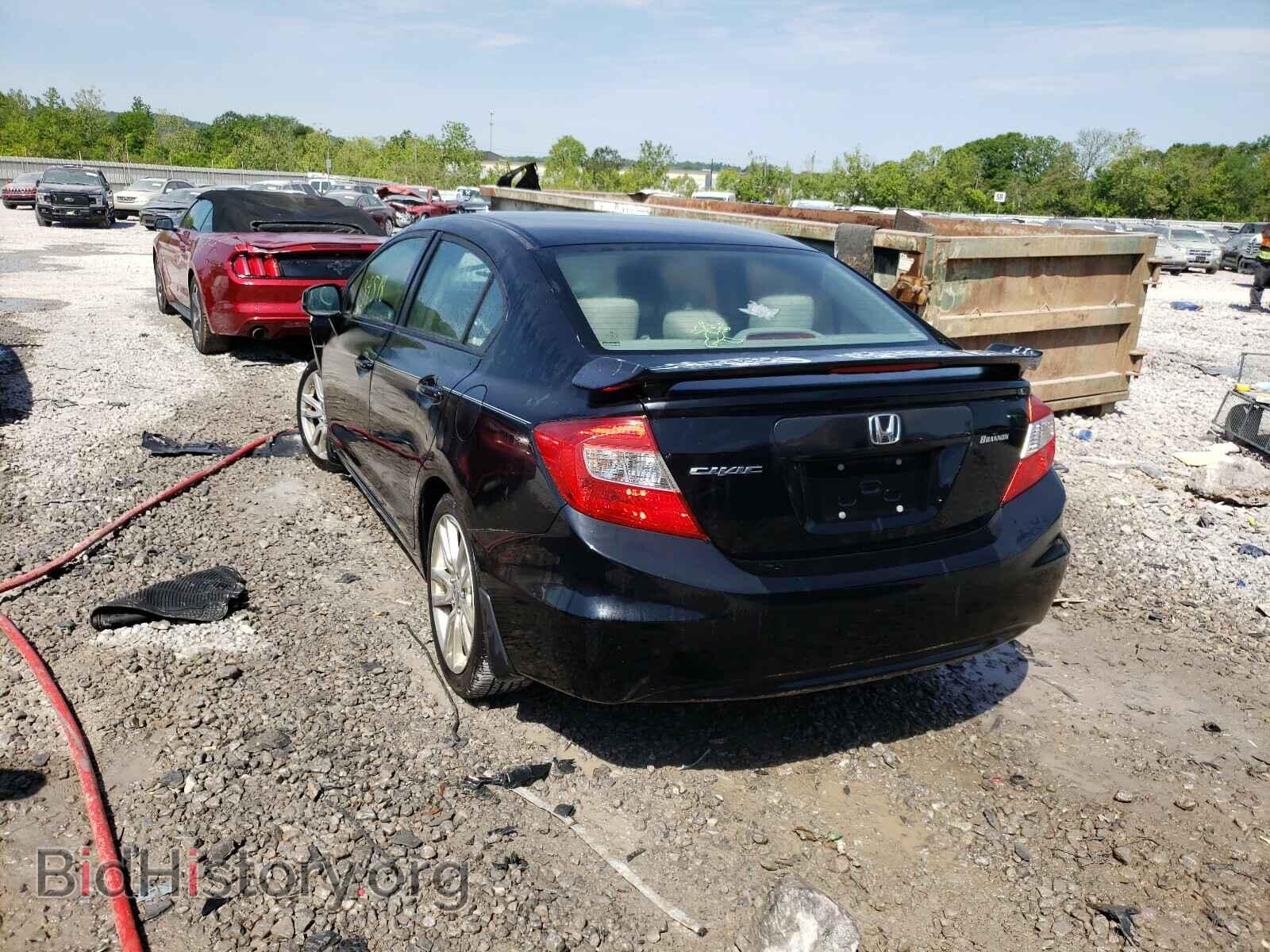 2012 HONDA CIVIC - VIN: 19XFB2F8XCE025741 - Фото 3