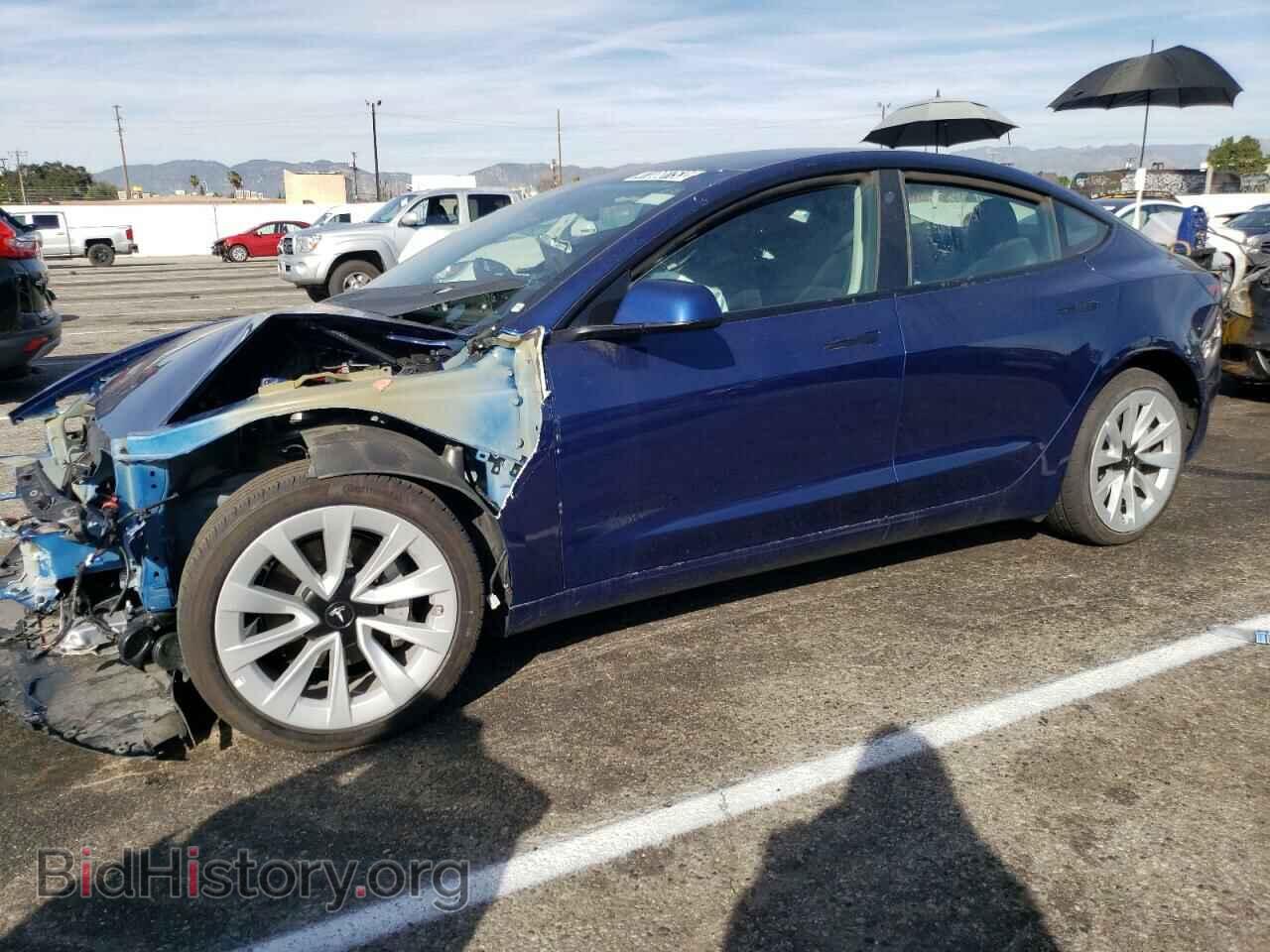 Photo 5YJ3E1EA9NF190881 - TESLA MODEL 3 2022