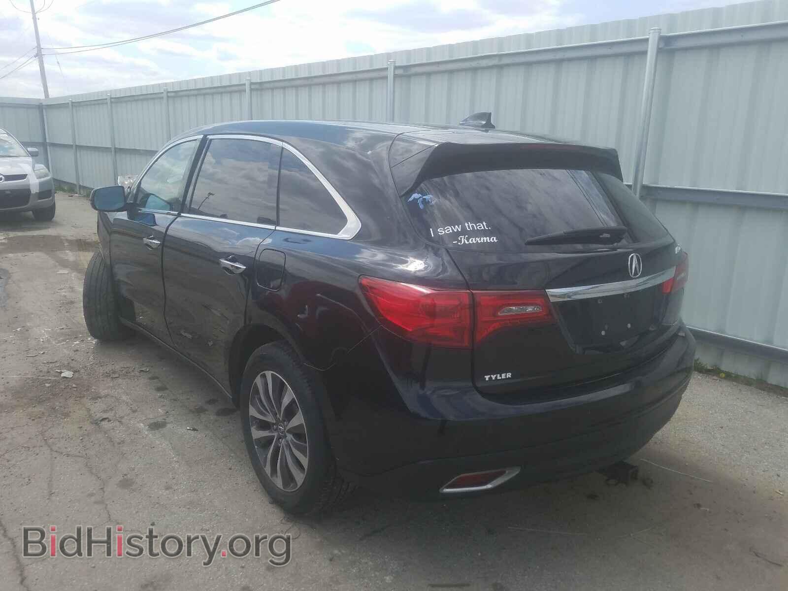 2016 ACURA MDX - VIN: 5FRYD4H4XGB045561 - Фото 3