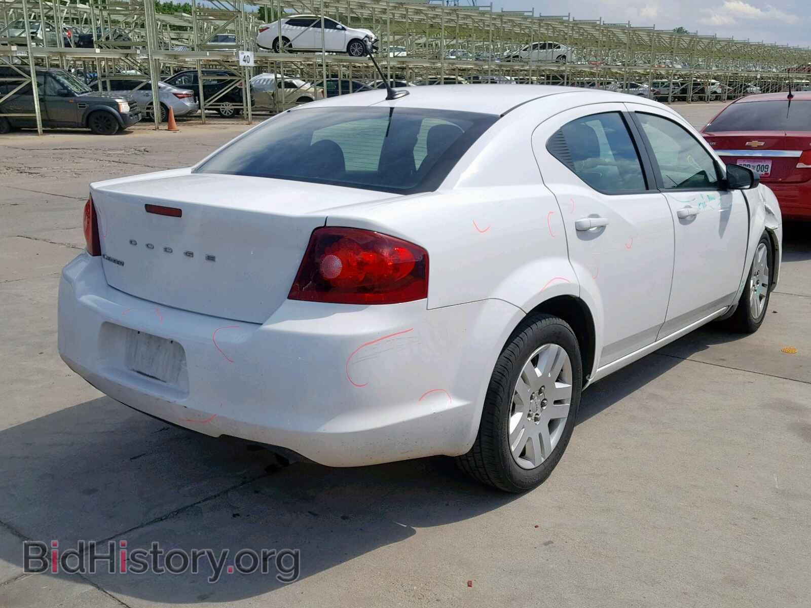 2012 DODGE AVENGER - VIN: 1C3CDZAB7CN132951 - Фото 4