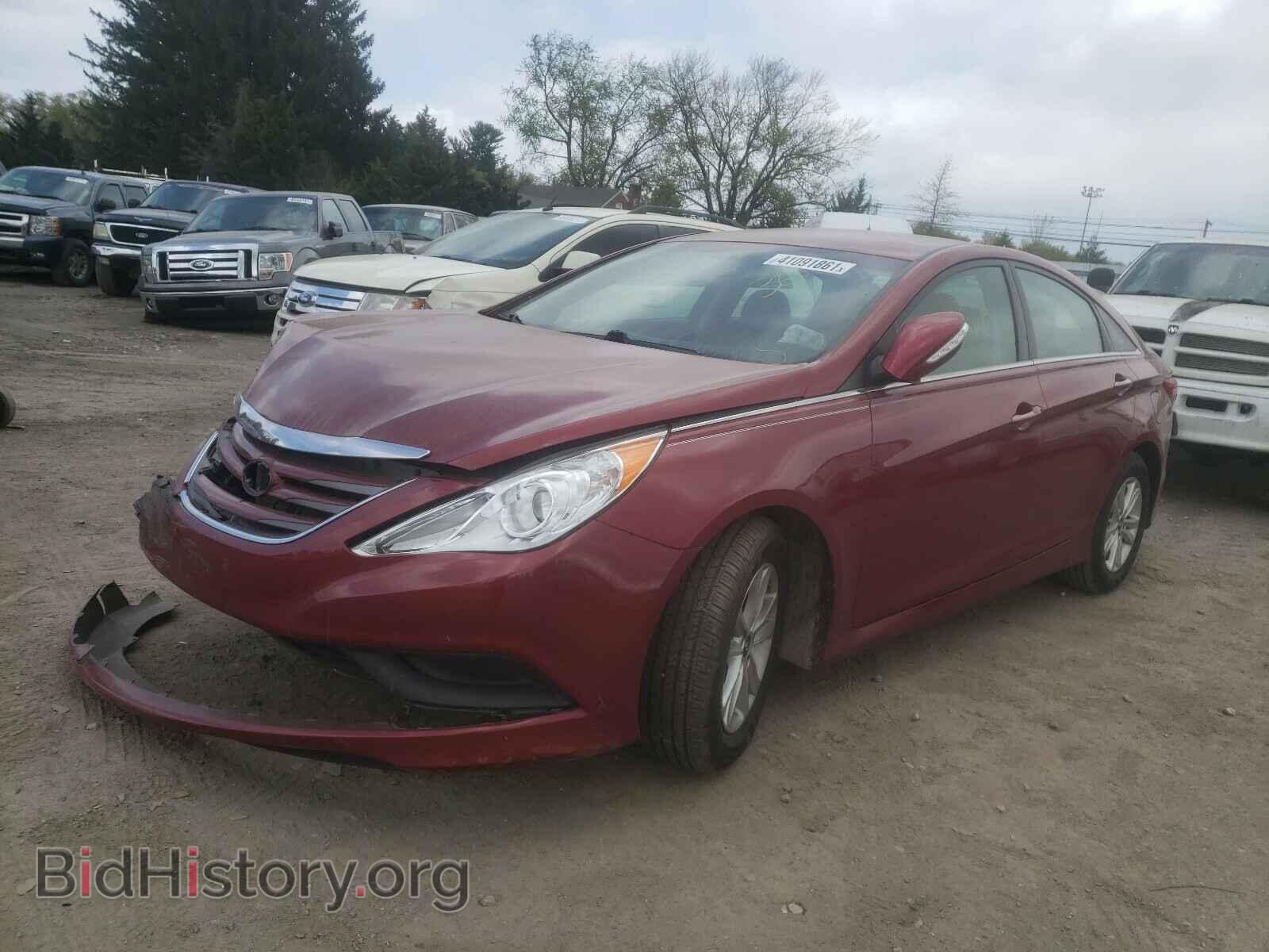 2014 HYUNDAI SONATA - VIN: 5NPEB4AC2EH860136 - Фото 2