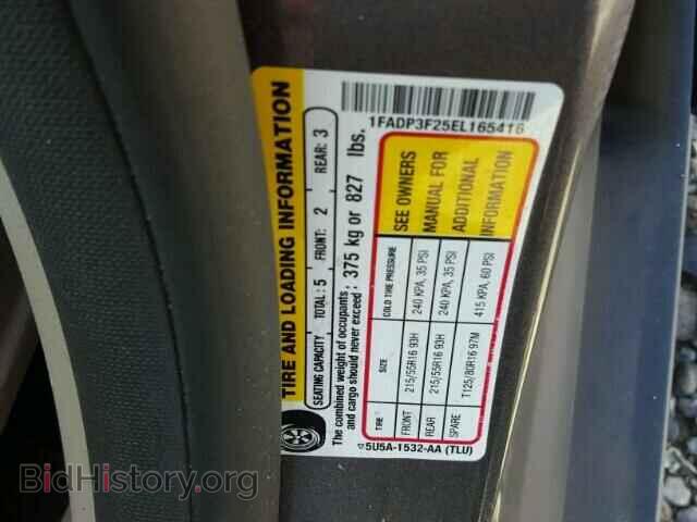 2014 FORD FOCUS - VIN: 1FADP3F25EL165416 - Photo 10