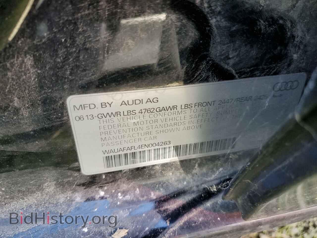 2014 AUDI A4 - VIN: WAUAFAFL4EN004263 - Photo 12