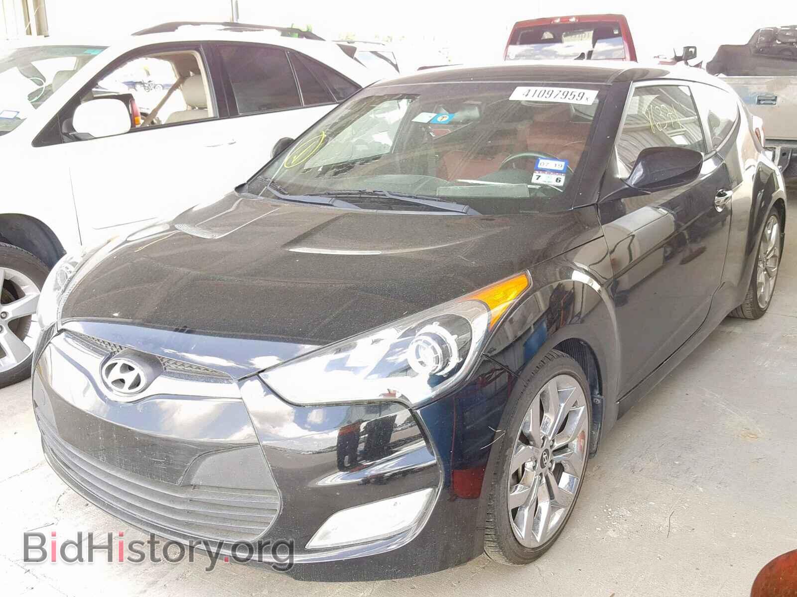 2014 HYUNDAI VELOSTER - VIN: KMHTC6AD1EU213849 - Фото 2